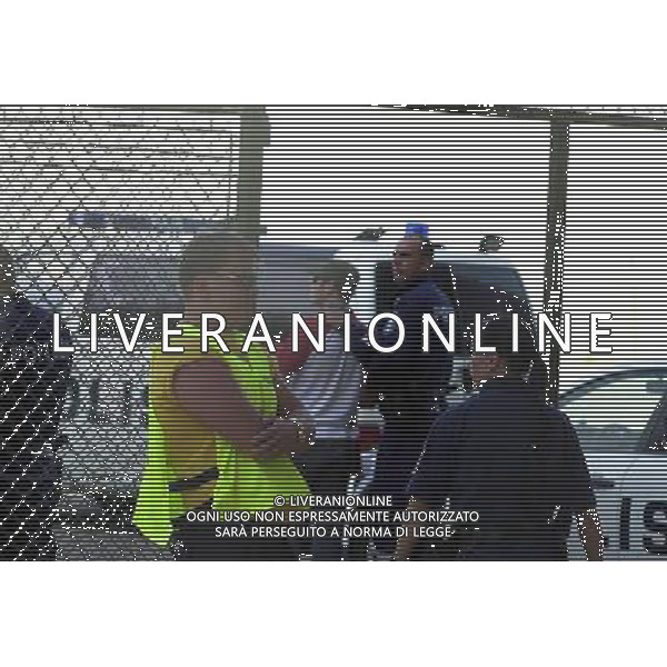 VANTAA (FINLANDIA) 26/07/2003 TERZO TURNO INTERTOTO ALLIANSSI-PERUGIA NELLA FOTO:I TIFOSI VENGONO PORTATI VIA DALLO STADIO* FOTO 1905/ROBERTO SETTONCE/ALDO LIVERANI S.A.S.