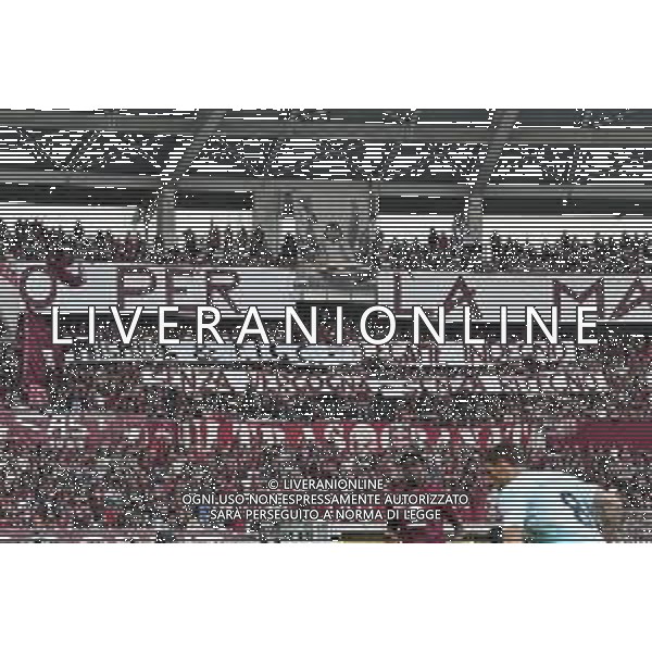 Torino 03.06.2023 Stadio Grande Torino ©Manuela Viganti/Agenzia Aldo Liverani Torino vs Inter Campionato Calcio Serie A TIM 2022/2023 38a giornata Nella foto: striscione in curva maratona