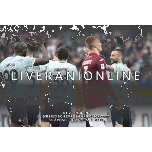 Torino 03.06.2023 Stadio Grande Torino ©Manuela Viganti/Agenzia Aldo Liverani Torino vs Inter Campionato Calcio Serie A TIM 2022/2023 38a giornata Nella foto: esultanza inter dopo il gol di marcelo brozovic