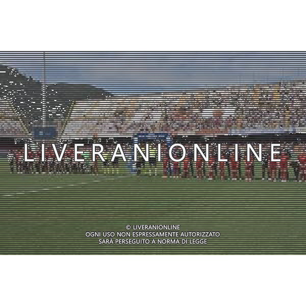 Stadio Arechi Salerno Finale Coppa Italia Femminile 2022-2023 Juventus-Roma In foto: le due formazioni schierate durante l\'Inno nazionale ©Andrea Rosito / AGENZIA ALDO LIVERANI SAS
