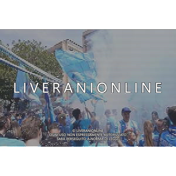 Napoli - Sampdoria Campionato Calcio Serie A Tim 04.06.2023 nella foto: Festeggiamenti dei tifosi fuori lo stadio prima della partita Foto Mosca, Ag.Liverani / AGENZIA ALDO LIVERANI SAS
