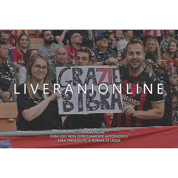 striscione omaggio tifosi a Zlatan Ibrahimovic (Milan) Milan vs Hellas Verona Milano 04-06-2023 Stadio Giuseppe Meazza - San Siro Campionato Serie A TIM - 38a giornata foto Roberto Garavaglia/ag. Aldo Liverani sas