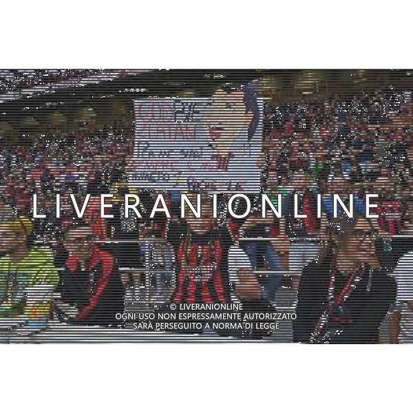 striscione omaggio tifosi a Zlatan Ibrahimovic (Milan) Milan vs Hellas Verona Milano 04-06-2023 Stadio Giuseppe Meazza - San Siro Campionato Serie A TIM - 38a giornata foto Roberto Garavaglia/ag. Aldo Liverani sas