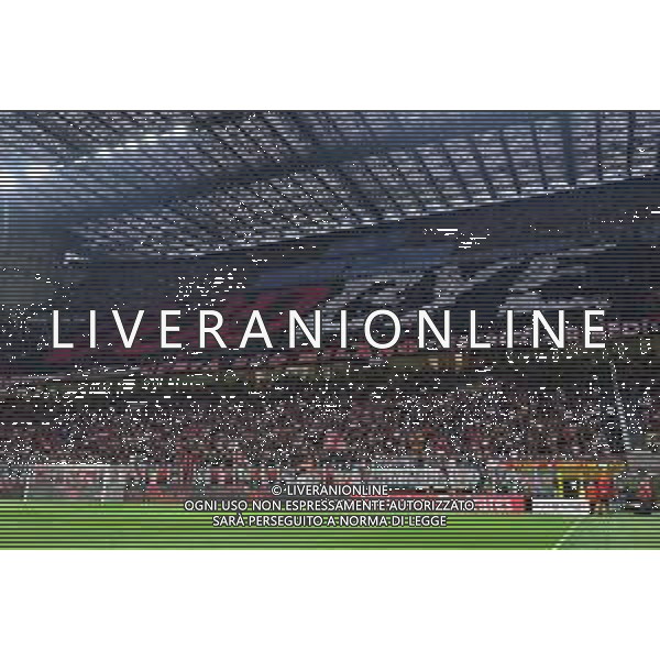 coreografia omaggio tifosi a Zlatan Ibrahimovic (Milan) Milan vs Hellas Verona Milano 04-06-2023 Stadio Giuseppe Meazza - San Siro Campionato Serie A TIM - 38a giornata foto Roberto Garavaglia/ag. Aldo Liverani sas
