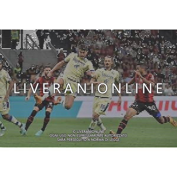 Giangiacomo Magnani (Hellas Verona) libera l\'area Milan vs Hellas Verona Milano 04-06-2023 Stadio Giuseppe Meazza - San Siro Campionato Serie A TIM - 38a giornata foto Roberto Garavaglia/ag. Aldo Liverani sas / AGENZIA ALDO LIVERANI SAS