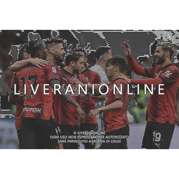 esultanza Milan dopo il gol dell\'1 a 0 Milan vs Hellas Verona Milano 04-06-2023 Stadio Giuseppe Meazza - San Siro Campionato Serie A TIM - 38a giornata foto Roberto Garavaglia/ag. Aldo Liverani sas / AGENZIA ALDO LIVERANI SAS