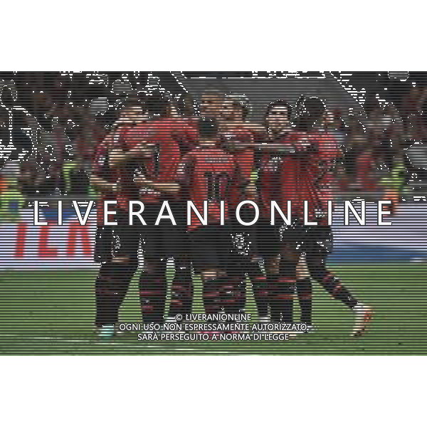 esultanza Milan dopo il gol dell\'1 a 0 Milan vs Hellas Verona Milano 04-06-2023 Stadio Giuseppe Meazza - San Siro Campionato Serie A TIM - 38a giornata foto Roberto Garavaglia/ag. Aldo Liverani sas / AGENZIA ALDO LIVERANI SAS