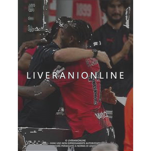 ESULTANZA DOPOGOL RAFAEL LEAO CON ZLATAN IBRAHIMOVIC - MILAN vs HELLAS VERONA Campionato Calcio Serie A TIM 04.06.2023 ©PAOLO GIAMPIETRI / AGENZIA ALDO LIVERANI SAS