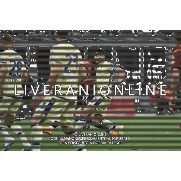 Rafael Leao (Milan), coperto, segna il gol del 2 a 1 Milan vs Hellas Verona Milano 04-06-2023 Stadio Giuseppe Meazza - San Siro Campionato Serie A TIM - 38a giornata foto Roberto Garavaglia/ag. Aldo Liverani sas / AGENZIA ALDO LIVERANI SAS