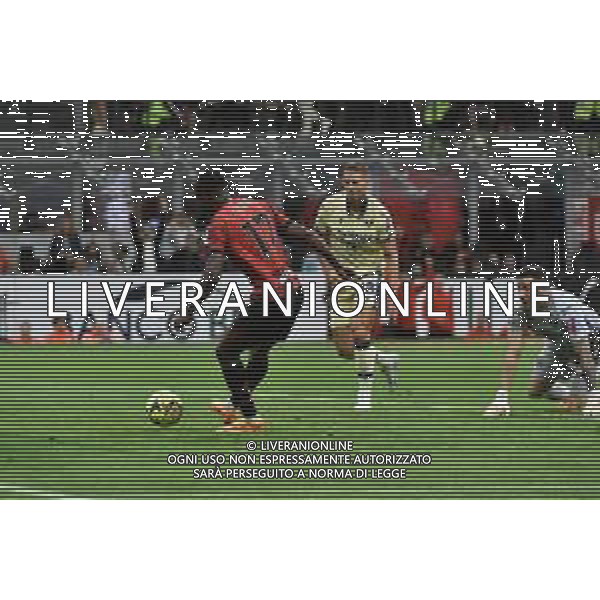 Rafael Leao (Milan) segna il gol del 3 a 1 Milan vs Hellas Verona Milano 04-06-2023 Stadio Giuseppe Meazza - San Siro Campionato Serie A TIM - 38a giornata foto Roberto Garavaglia/ag. Aldo Liverani sas / AGENZIA ALDO LIVERANI SAS