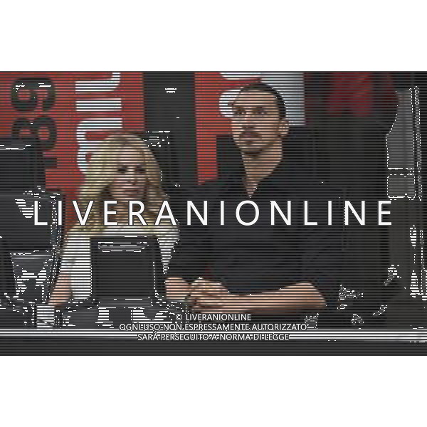 Zlatan Ibrahimovic (Milan) con la moglie Helena Seger Milan vs Hellas Verona Milano 04-06-2023 Stadio Giuseppe Meazza - San Siro Campionato Serie A TIM - 38a giornata foto Roberto Garavaglia/ag. Aldo Liverani sas / AGENZIA ALDO LIVERANI SAS