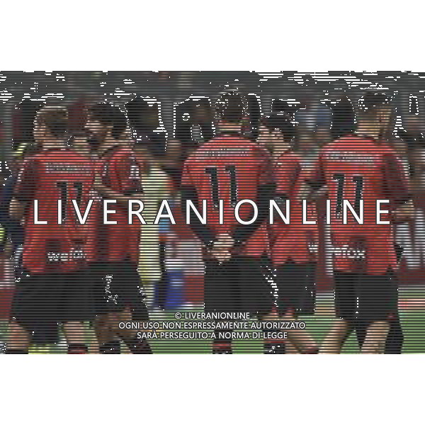 omaggio della squadra a Zlatan Ibrahimovic (Milan) Milan vs Hellas Verona Milano 04-06-2023 Stadio Giuseppe Meazza - San Siro Campionato Serie A TIM - 38a giornata foto Roberto Garavaglia/ag. Aldo Liverani sas / AGENZIA ALDO LIVERANI SAS