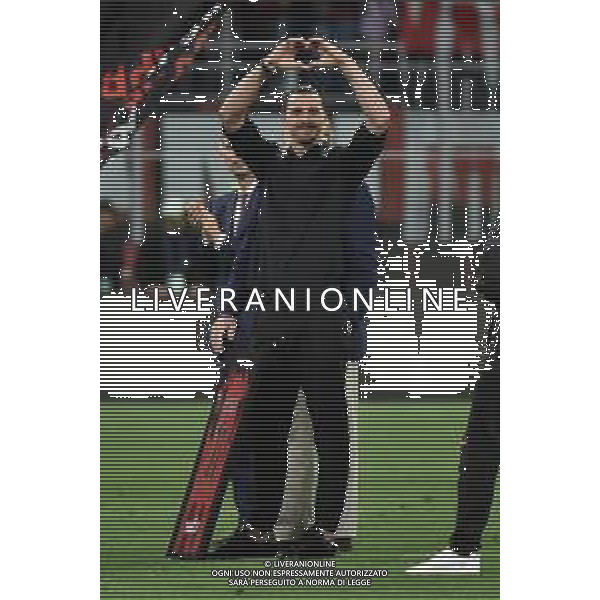 saluto Zlatan Ibrahimovic (Milan) Milan vs Hellas Verona Milano 04-06-2023 Stadio Giuseppe Meazza - San Siro Campionato Serie A TIM - 38a giornata foto Roberto Garavaglia/ag. Aldo Liverani sas / AGENZIA ALDO LIVERANI SAS
