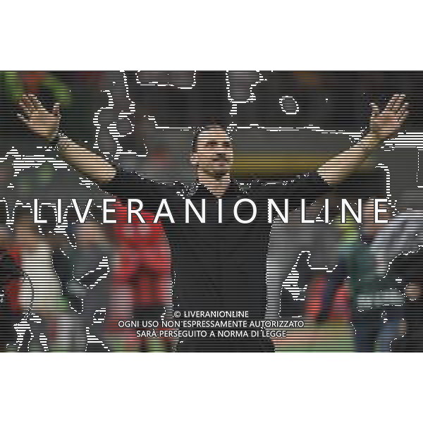 saluto Zlatan Ibrahimovic (Milan) Milan vs Hellas Verona Milano 04-06-2023 Stadio Giuseppe Meazza - San Siro Campionato Serie A TIM - 38a giornata foto Roberto Garavaglia/ag. Aldo Liverani sas / AGENZIA ALDO LIVERANI SAS