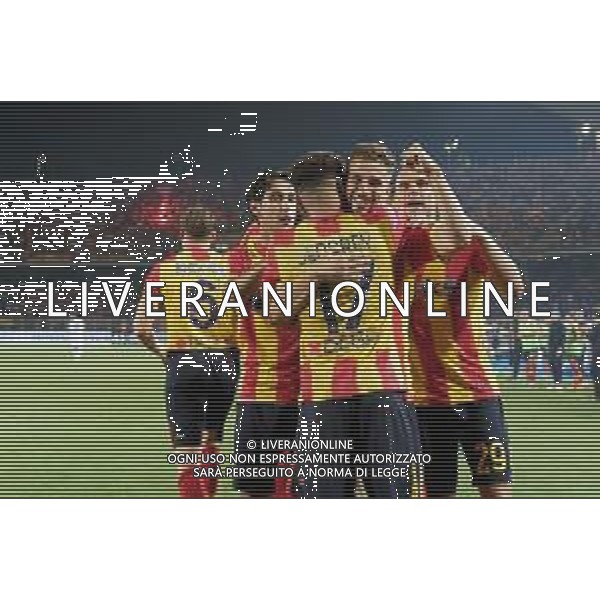 Remi Oudin (US Lecce) celebrates after scoring a goal during the Italian soccer Serie A match US Lecce vs Bologna FC on June 04, 2023 at Via del Mare Stadium in Lecce, Italy. Photo by Emmanuele Mastrodonato/ag. Aldo Liverani sas