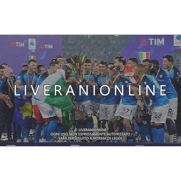 04-06-2023 NAPOLI CAMPIONATO DI CALCIO SERIE A NAPOLI-SAMPDORIA FESTA SCUDETTO: PREMIAZIONE NAPOLI 3 SCUDETTO CAMPIONE D\'ITALIA FOTO MOSCA\AG.ALDO LIVERANI