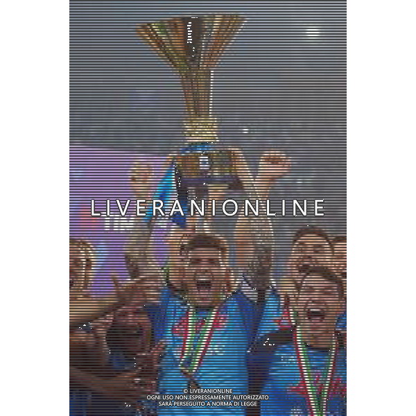 04-06-2023 NAPOLI CAMPIONATO DI CALCIO SERIE A NAPOLI-SAMPDORIA FESTA SCUDETTO: PREMIAZIONE NAPOLI 3 SCUDETTO CAMPIONE D\'ITALIA GIOVANNI DI LORENZO FOTO MOSCA\AG.ALDO LIVERANI