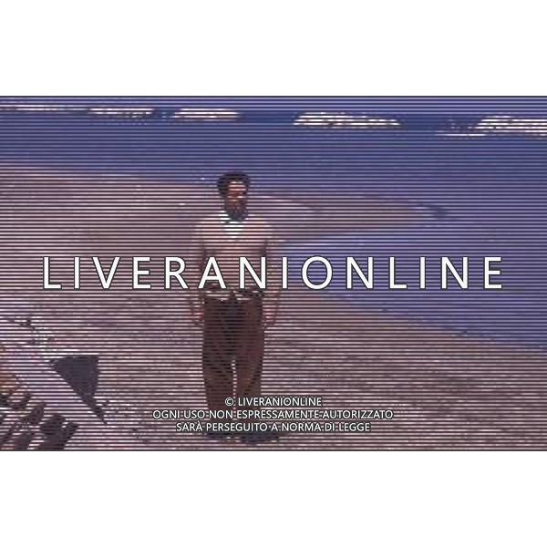 DIAP-Renato Pozzetto attore, regista, cantante italiano - Retrospettiva nella foto durante le riprese del film \'Burro\' di Jose\' Maria Sanchez nel 1989 © ARCHIVIO / AGENZIA ALDO LIVERANI SAS 