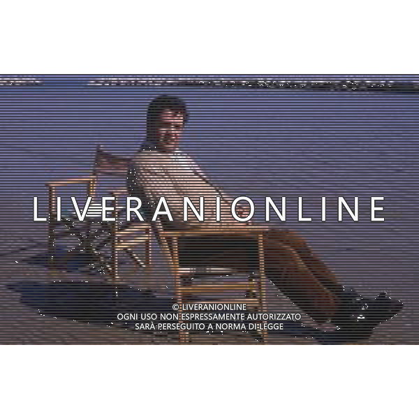 DIAP-Renato Pozzetto attore, regista, cantante italiano - Retrospettiva nella foto durante le riprese del film \'Burro\' di Jose\' Maria Sanchez nel 1989 © ARCHIVIO / AGENZIA ALDO LIVERANI SAS 