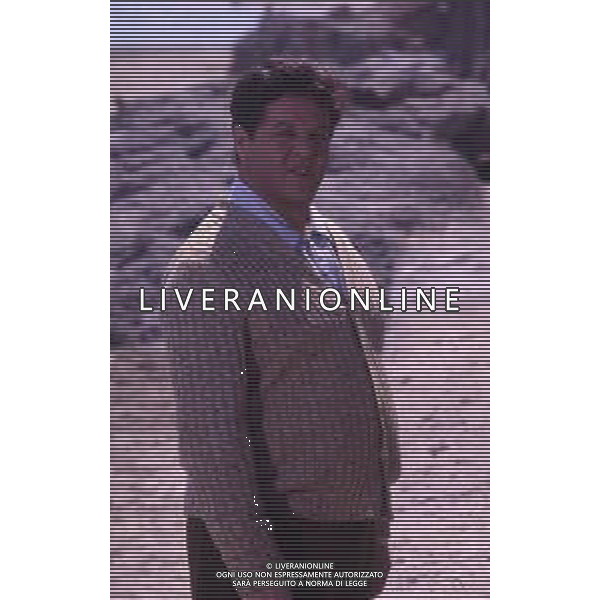 DIAP-Renato Pozzetto attore, regista, cantante italiano - Retrospettiva nella foto durante le riprese del film \'Burro\' di Jose\' Maria Sanchez nel 1989 © ARCHIVIO / AGENZIA ALDO LIVERANI SAS 