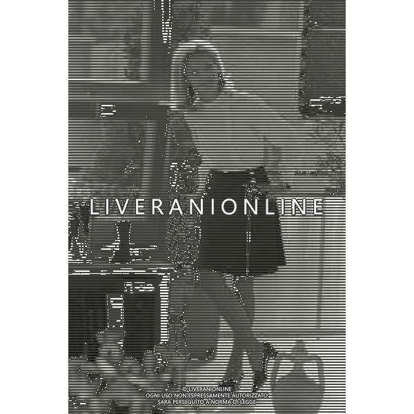 NEG-RETROSPETTIVA GABRIELLA FARINON ATTRICE NELLA FOTO GABRIELLA FARINON A ROMA NELL\'ANNO 1967 AG ALDO LIVERANI SAS