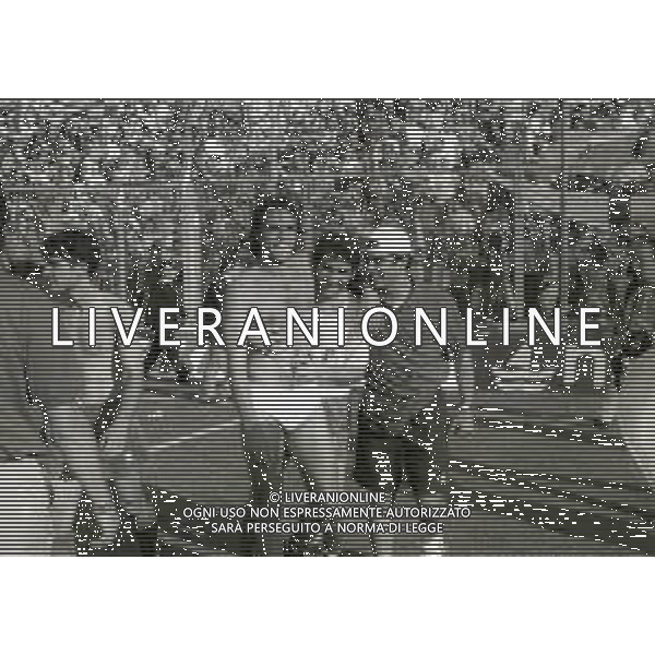 NEG- 15-06-1994 CREMONA SPAREGGIO PER LA PROMOZIONE IN SERIE A PADOVA-CESENA 2-1 NELLA FOTO I GIOCATORI DEL PADOVA CALCIO FESTEGGIANO LA PROMOZIONE IN SERIE A AG ALDO LIVERANI SAS