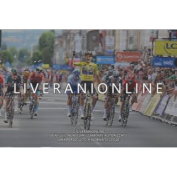 06-06-2023 Criterium Du Dauphine Libere; Tappa 03 Monistrol Sur Loire - Le Coteau; 2023, Jumbo - Visma; 2023, Bora - Hansgrohe; 2023, Jayco - Alula; 2023, Uae Emirates; Laporte, Christophe; Bennett, Sam; Groenewegen, Dylan; Trentin, Matteo; Le Coteau; ©SIROTTI / AGENZIA ALDO LIVERANI SAS