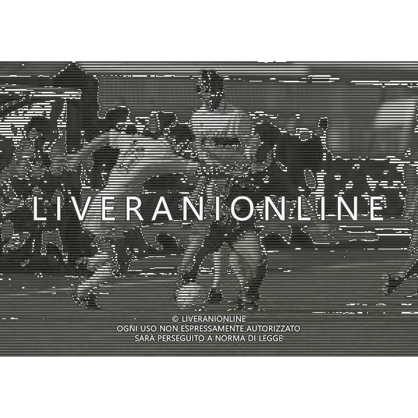 20-03-1994 PIACENZA CAMPIONATO DI CALCIO SERIE A PIACENZA-ATALANTA 4-0 NELLA FOTO MARCO SGRO\' E DANIELE MORETTI AG ALDO LIVERANI SAS