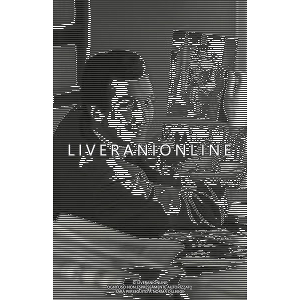 NEG-RETROSPETTIVA LUIGI VANNUCCHI ATTORE NELLA FOTO LUIGI VANNUCCHI A ROMA NELL\'ANNO 1968  FOTO PASCUTTINI-AG ALDO LIVERANI SAS 