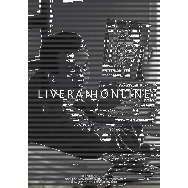 NEG-RETROSPETTIVA LUIGI VANNUCCHI ATTORE NELLA FOTO LUIGI VANNUCCHI A ROMA NELL\'ANNO 1968  FOTO PASCUTTINI-AG ALDO LIVERANI SAS 