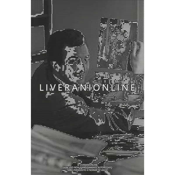 NEG-RETROSPETTIVA LUIGI VANNUCCHI ATTORE NELLA FOTO LUIGI VANNUCCHI A ROMA NELL\'ANNO 1968  FOTO PASCUTTINI-AG ALDO LIVERANI SAS 