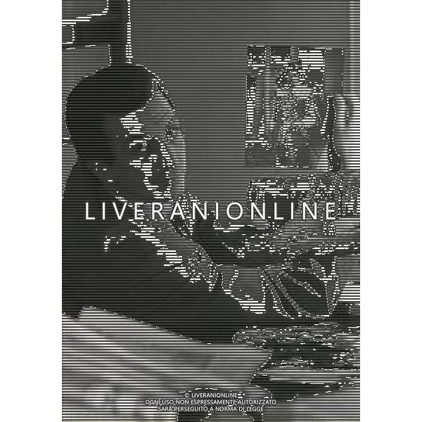 NEG-RETROSPETTIVA LUIGI VANNUCCHI ATTORE NELLA FOTO LUIGI VANNUCCHI A ROMA NELL\'ANNO 1968  FOTO PASCUTTINI-AG ALDO LIVERANI SAS 