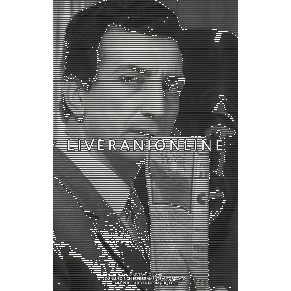 NEG-RETROSPETTIVA LUIGI VANNUCCHI ATTORE NELLA FOTO LUIGI VANNUCCHI A ROMA NELL\'ANNO 1968  FOTO PASCUTTINI-AG ALDO LIVERANI SAS 