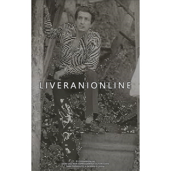 NEG-RETROSPETTIVA LUIGI VANNUCCHI ATTORE NELLA FOTO LUIGI VANNUCCHI A ROMA NELL\'ANNO 1970 AG ALDO LIVERANI SAS