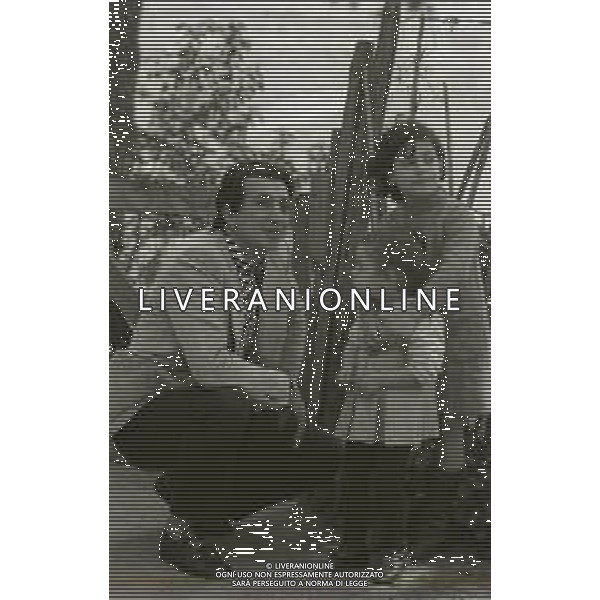 NEG-RETROSPETTIVA LUIGI VANNUCCHI ATTORE NELLA FOTO LUIGI VANNUCCHI A ROMA NELL\'ANNO 1970 AG ALDO LIVERANI SAS