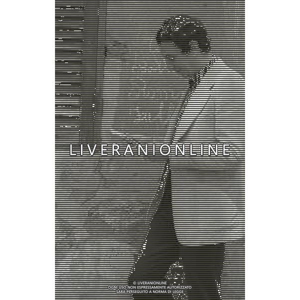 NEG-RETROSPETTIVA LUIGI VANNUCCHI ATTORE NELLA FOTO LUIGI VANNUCCHI A ROMA NELL\'ANNO 1970 AG ALDO LIVERANI SAS