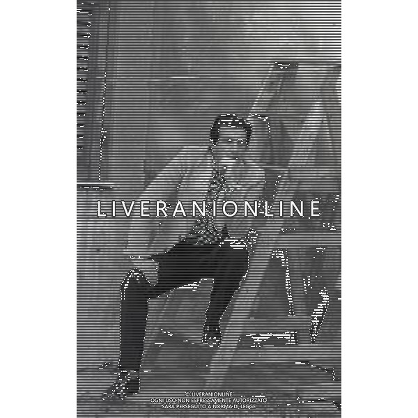 NEG-RETROSPETTIVA LUIGI VANNUCCHI ATTORE NELLA FOTO LUIGI VANNUCCHI A ROMA NELL\'ANNO 1970 AG ALDO LIVERANI SAS