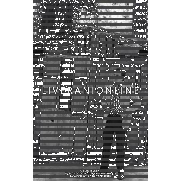 NEG-RETROSPETTIVA LUIGI VANNUCCHI ATTORE NELLA FOTO LUIGI VANNUCCHI A ROMA NELL\'ANNO 1970 AG ALDO LIVERANI SAS