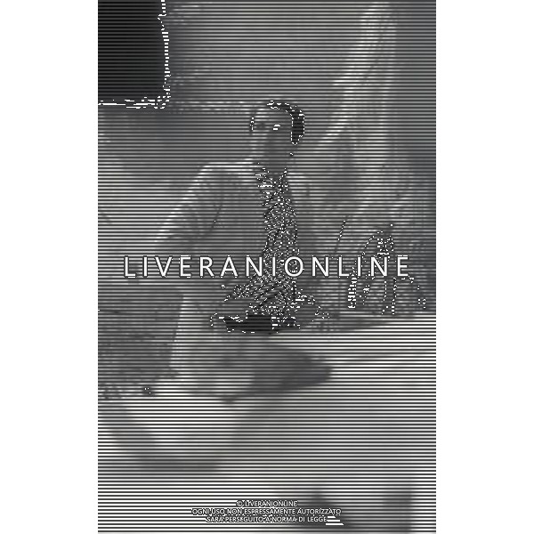 NEG-RETROSPETTIVA LUIGI VANNUCCHI ATTORE NELLA FOTO LUIGI VANNUCCHI A ROMA NELL\'ANNO 1970 AG ALDO LIVERANI SAS