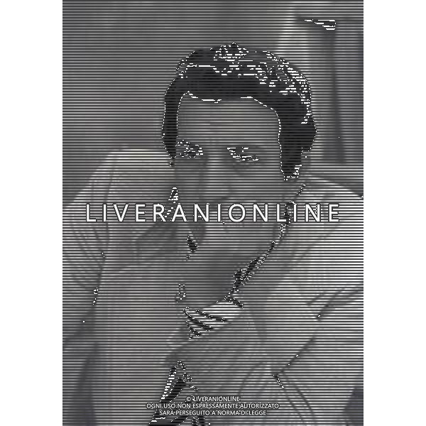 NEG-RETROSPETTIVA LUIGI VANNUCCHI ATTORE NELLA FOTO LUIGI VANNUCCHI A ROMA NELL\'ANNO 1970 AG ALDO LIVERANI SAS
