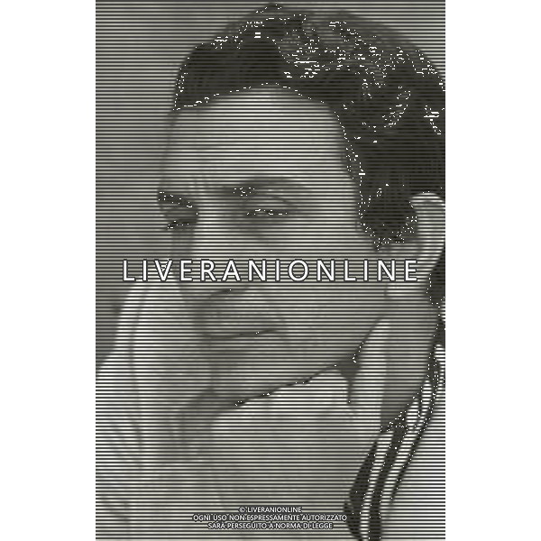 NEG-RETROSPETTIVA LUIGI VANNUCCHI ATTORE NELLA FOTO LUIGI VANNUCCHI A ROMA NELL\'ANNO 1970 AG ALDO LIVERANI SAS