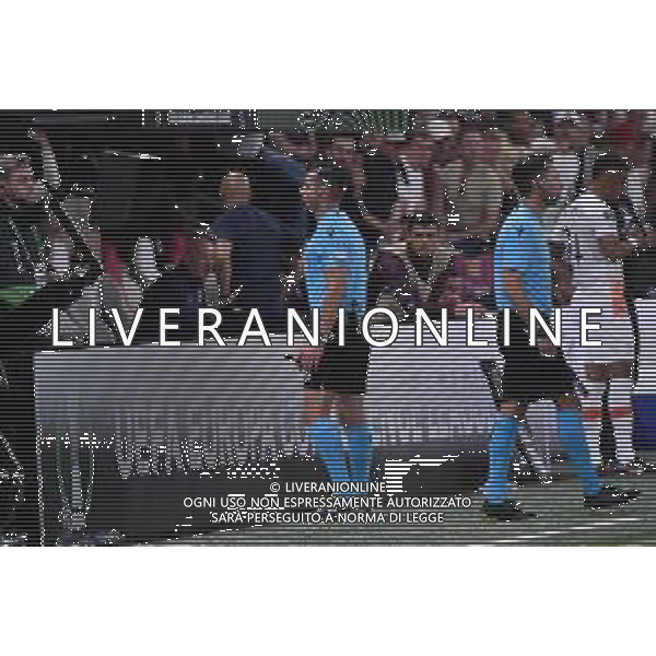 TVRG l\'arbitro Carlos del Cerro Grande (SPA) assegna il rigore dopo controllo al VAR Fiorentina vs West Ham United Praga (CZE) 07-06-2023 Eden Arena Finale UEFA Conference League foto Roberto Garavaglia/ag. Aldo Liverani sas/AGENZIA ALDO LIVERANI SAS