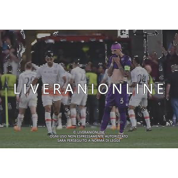 TVRG Cristiano Biraghi (Fiorentina) delusione dopo il gol subito Fiorentina vs West Ham United Praga (CZE) 07-06-2023 Eden Arena Finale UEFA Conference League foto Roberto Garavaglia/ag. Aldo Liverani sas/AGENZIA ALDO LIVERANI SAS