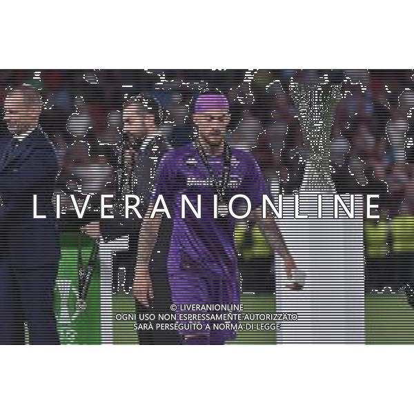 TVRG Cristiano Biraghi (Fiorentina) Fiorentina vs West Ham United Praga (CZE) 07-06-2023 Eden Arena Finale UEFA Conference League foto Roberto Garavaglia/ag. Aldo Liverani sas/AGENZIA ALDO LIVERANI SAS