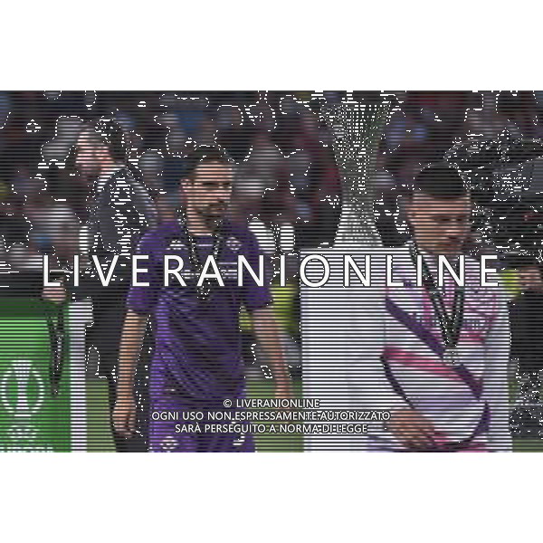 TVRG delusione Giacomo Bonaventura (Fiorentina) e Luka Jovic (Fiorentina) Fiorentina vs West Ham United Praga (CZE) 07-06-2023 Eden Arena Finale UEFA Conference League foto Roberto Garavaglia/ag. Aldo Liverani sas/AGENZIA ALDO LIVERANI SAS