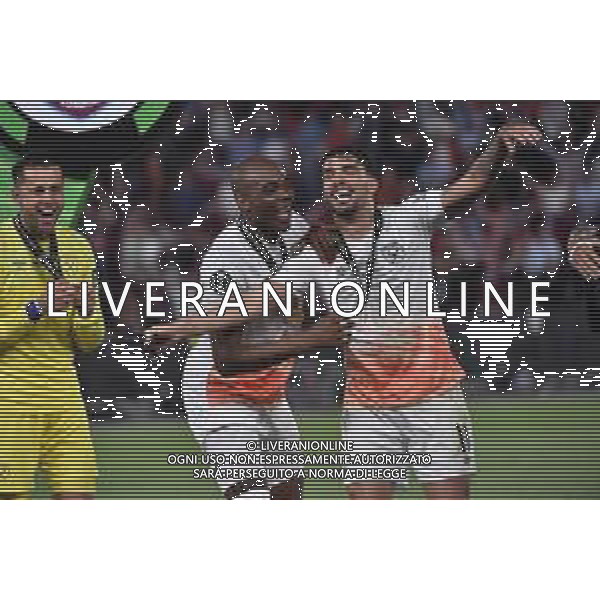 TVRG Angelo Ogbonna (West Ham United) e Lucas Paqueta\' Coelho de Lima (West Ham United) Fiorentina vs West Ham United Praga (CZE) 07-06-2023 Eden Arena Finale UEFA Conference League foto Roberto Garavaglia/ag. Aldo Liverani sas/AGENZIA ALDO LIVERANI SAS