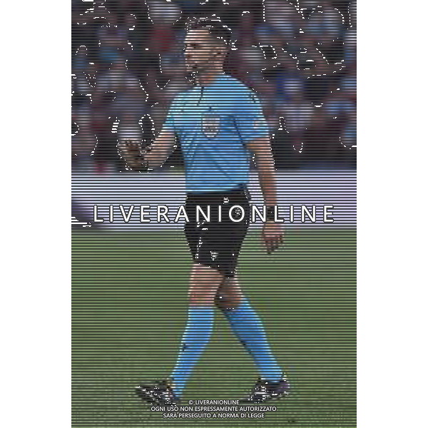 TVRG l\'arbitro Carlos del Cerro Grande (SPA) Fiorentina vs West Ham United Praga (CZE) 07-06-2023 Eden Arena Finale UEFA Conference League foto Roberto Garavaglia/ag. Aldo Liverani sas/AGENZIA ALDO LIVERANI SAS