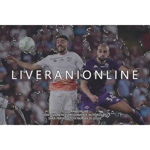 TVRG Pablo Fornals Malla (West Ham United) SX e Sofyan Amrabat (Fiorentina) DX Fiorentina vs West Ham United Praga (CZE) 07-06-2023 Eden Arena Finale UEFA Conference League foto Roberto Garavaglia/ag. Aldo Liverani sas/AGENZIA ALDO LIVERANI SAS