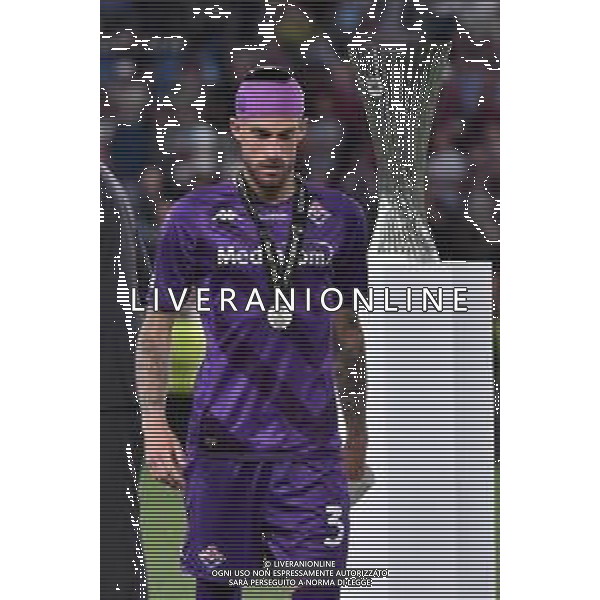 TVRG Cristiano Biraghi (Fiorentina) Fiorentina vs West Ham United Praga (CZE) 07-06-2023 Eden Arena Finale UEFA Conference League foto Roberto Garavaglia/ag. Aldo Liverani sas/AGENZIA ALDO LIVERANI SAS