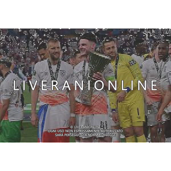 TVRG Declan Rice (West Ham United) e sulla SX Tomas Soucek (West Ham United) Fiorentina vs West Ham United Praga (CZE) 07-06-2023 Eden Arena Finale UEFA Conference League foto Roberto Garavaglia/ag. Aldo Liverani sas/AGENZIA ALDO LIVERANI SAS